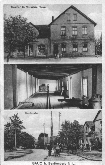 Gasthaus Nitzschke, Kegelbahn, Dorfstr. b. Nitzschke